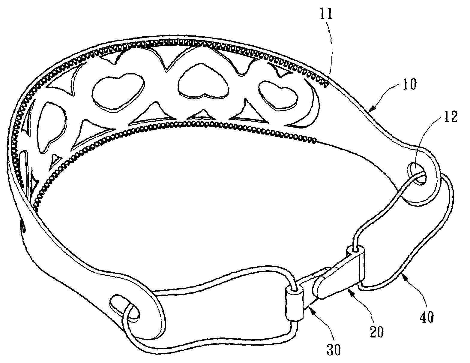 Hair hoop structure