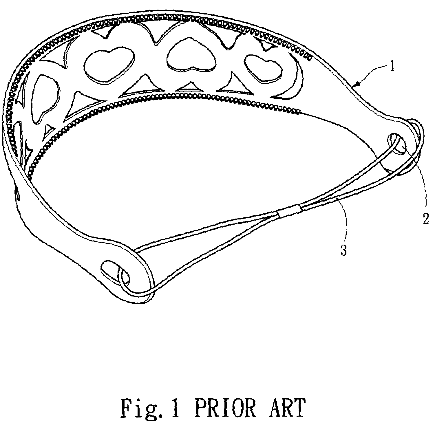 Hair hoop structure