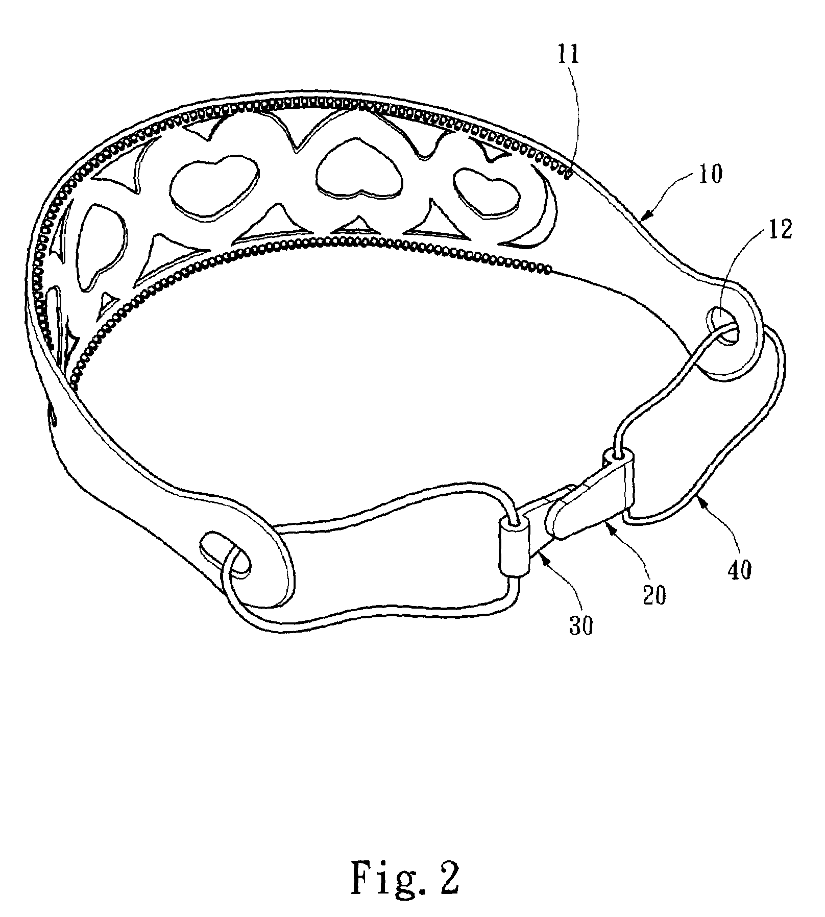 Hair hoop structure