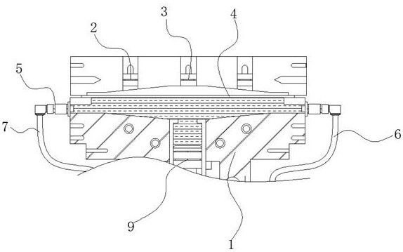 Compressor oil way automatic circulating device for hydrogen refueling station