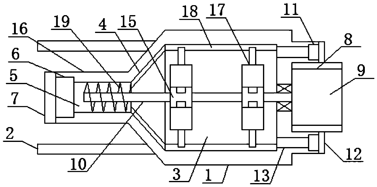 Solid powder raw material storage device