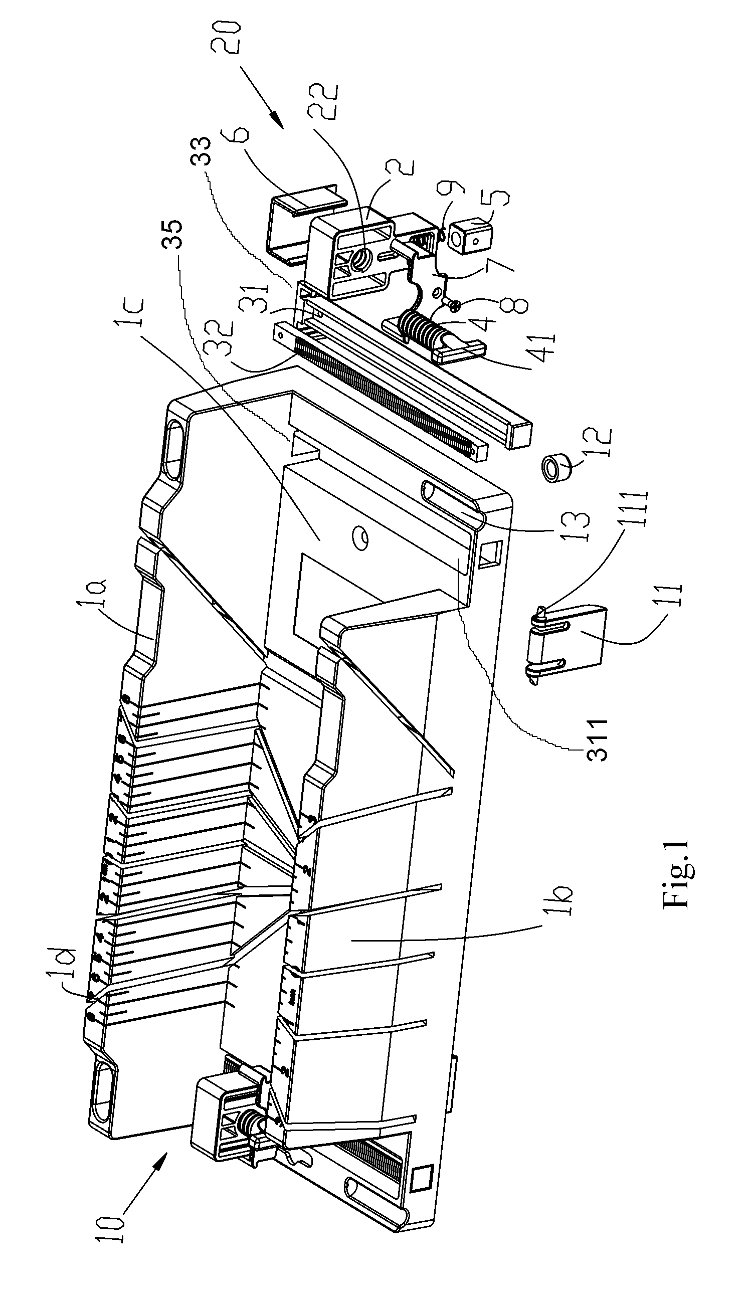 Miter box with adjustable clamps