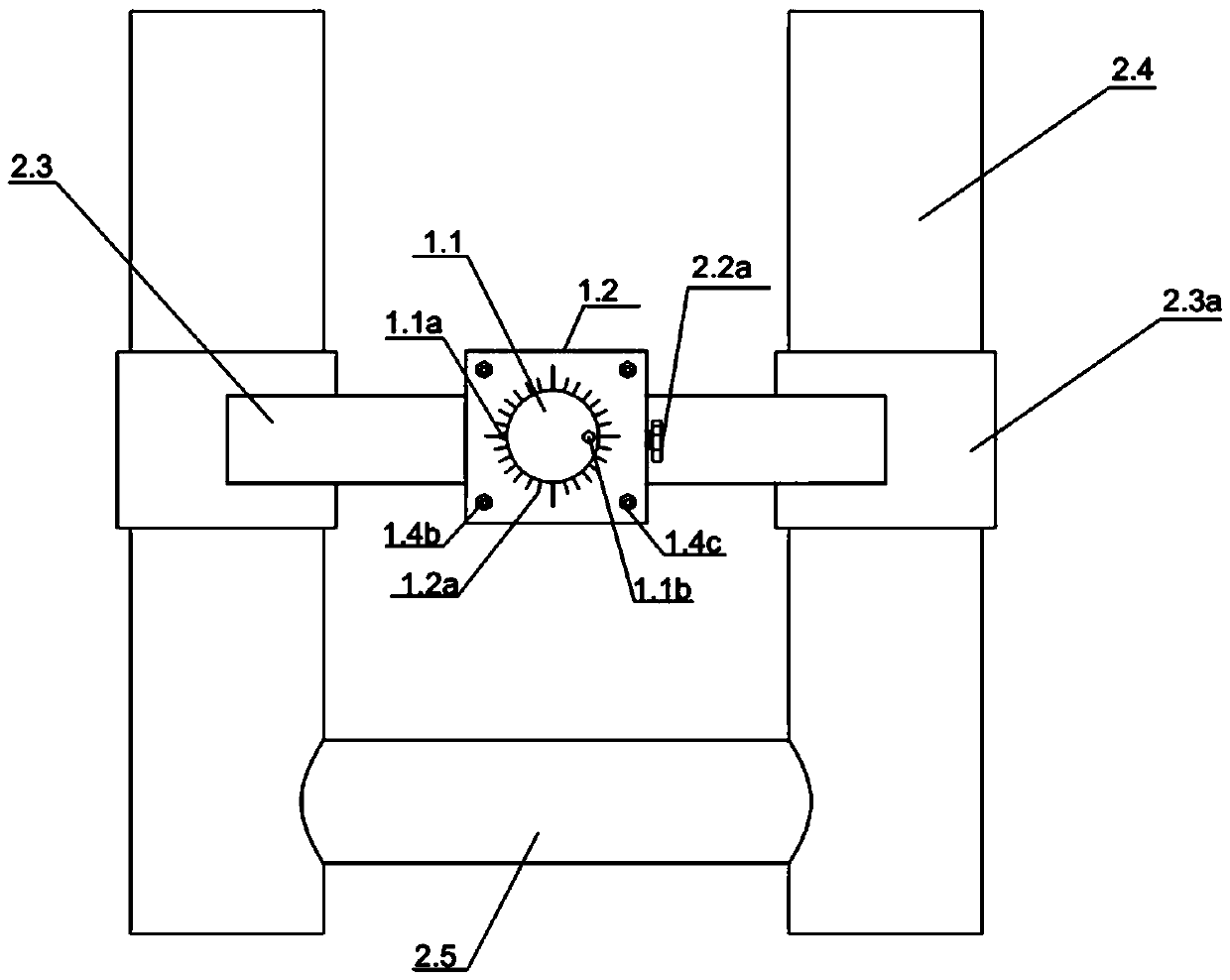 X-ray residual stress detection sample table