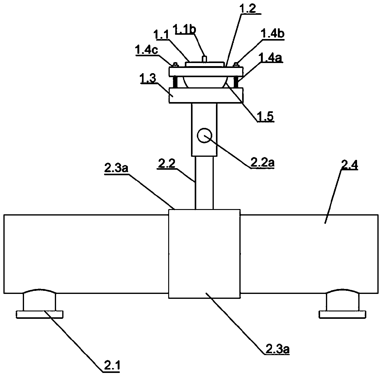 X-ray residual stress detection sample table