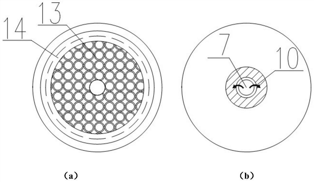 Domestic sewage treatment device based on drop-type biological filter tower unit