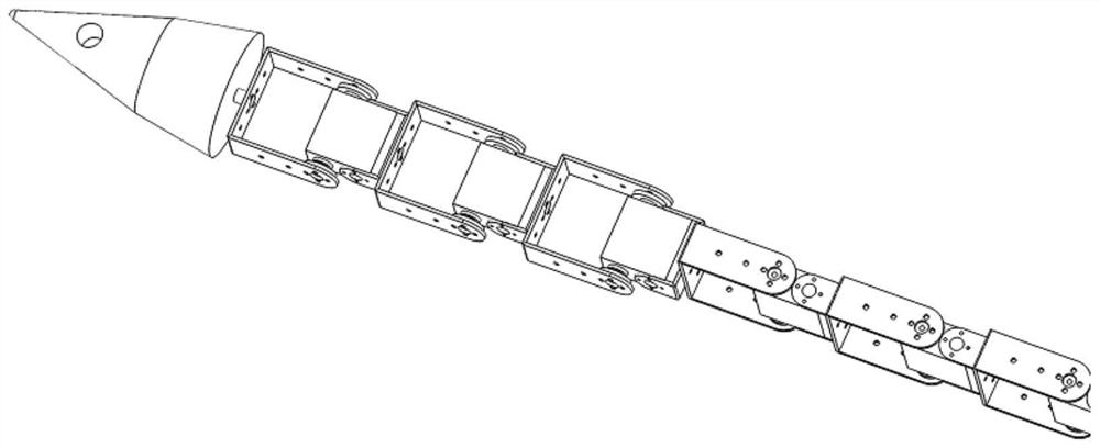 Bionic flexible mechanical finless eel