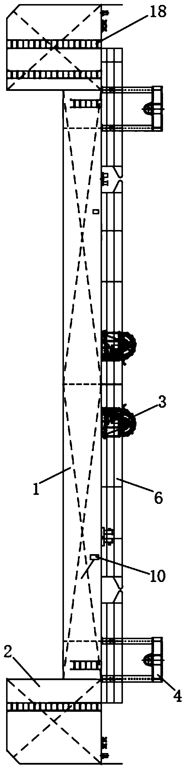 Immersion ship special for immersed tube tunnel, and using method of immersion ship