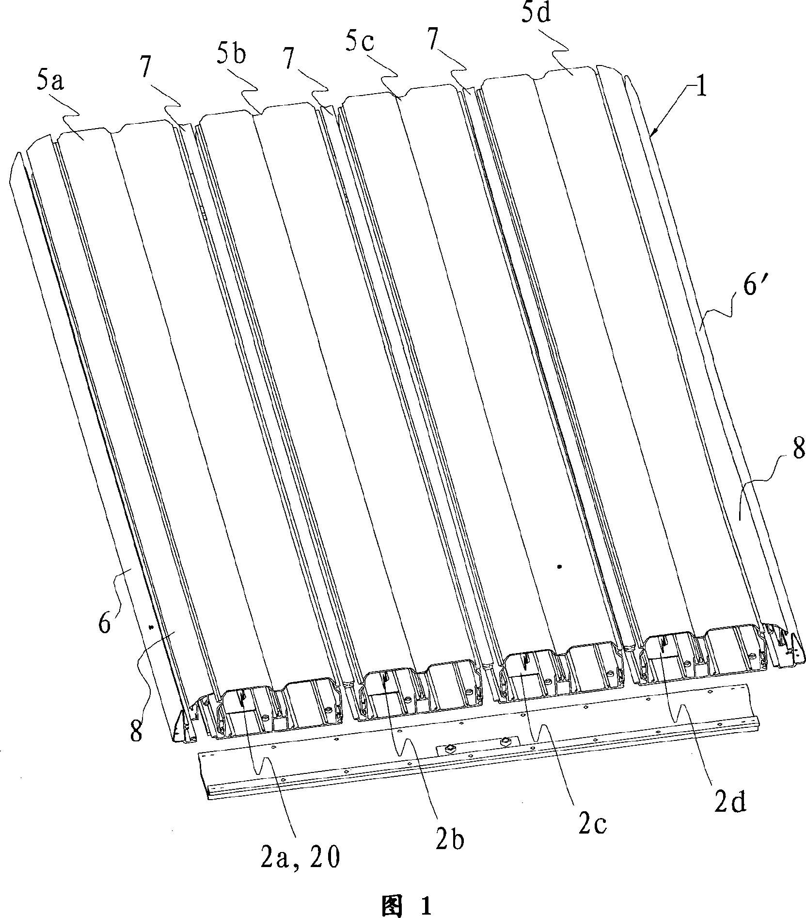 Flat-plate antenna and packaging device and bushing device