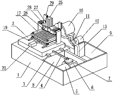 Horizontal single-sided numerical control grinding spring machine