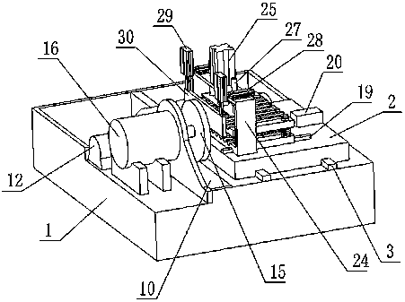 Horizontal single-sided numerical control grinding spring machine