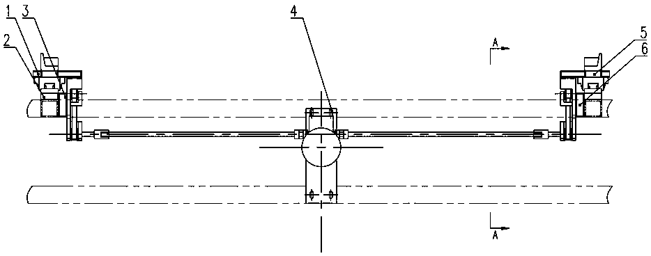 A retractable sliding table device controlled by plc closed loop