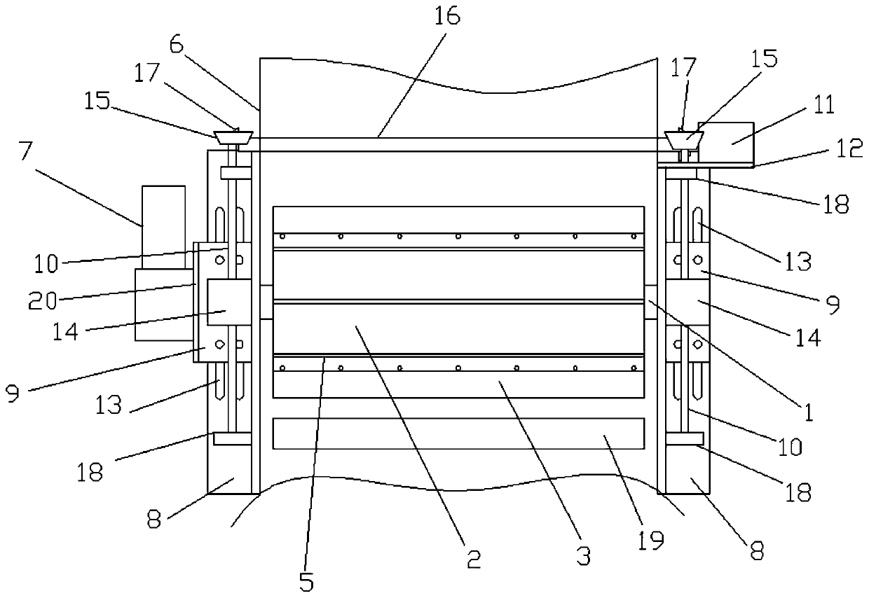 Tobacco leaf and tobacco shred flow adjusting device for tobacco shred elevator