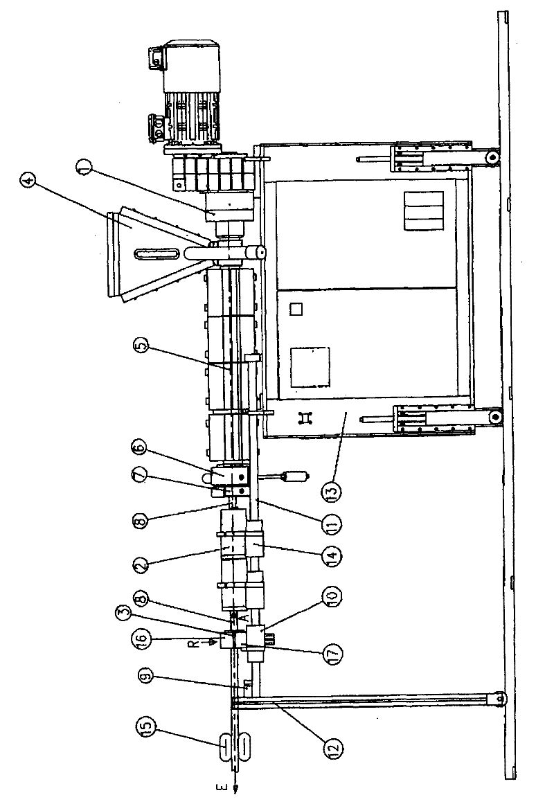 Extrusion machines with brakes for regulating back pressure