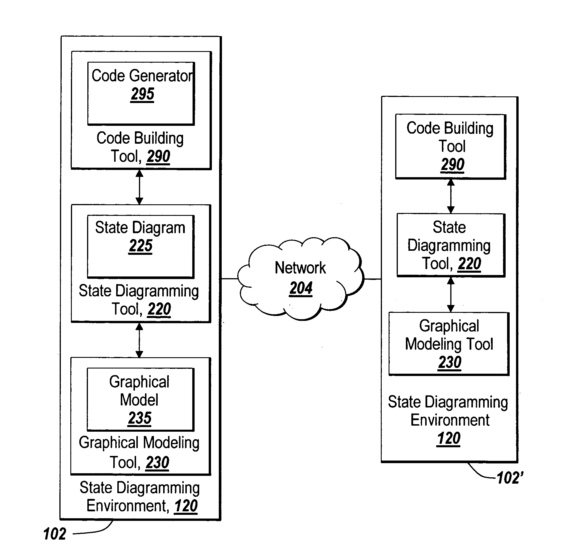 Non-blocking local events in a state-diagramming environment