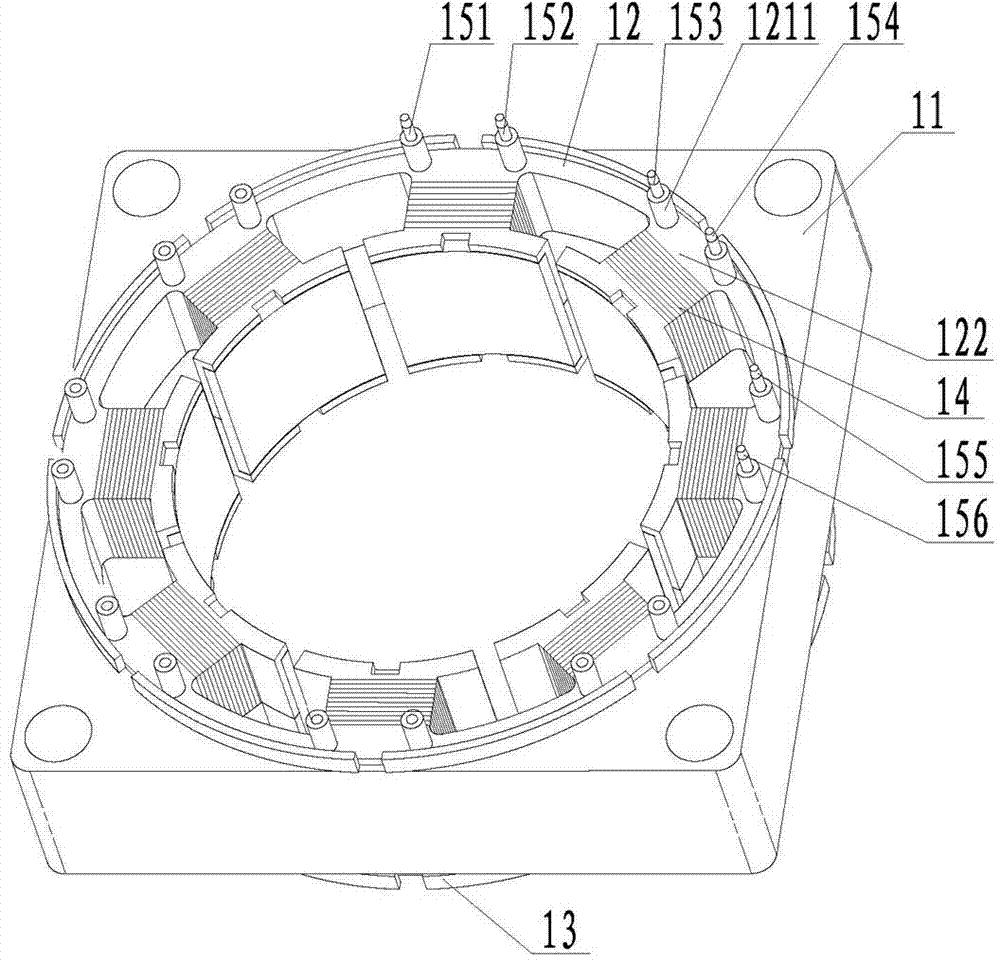 Fan motor stator and manufacturing method