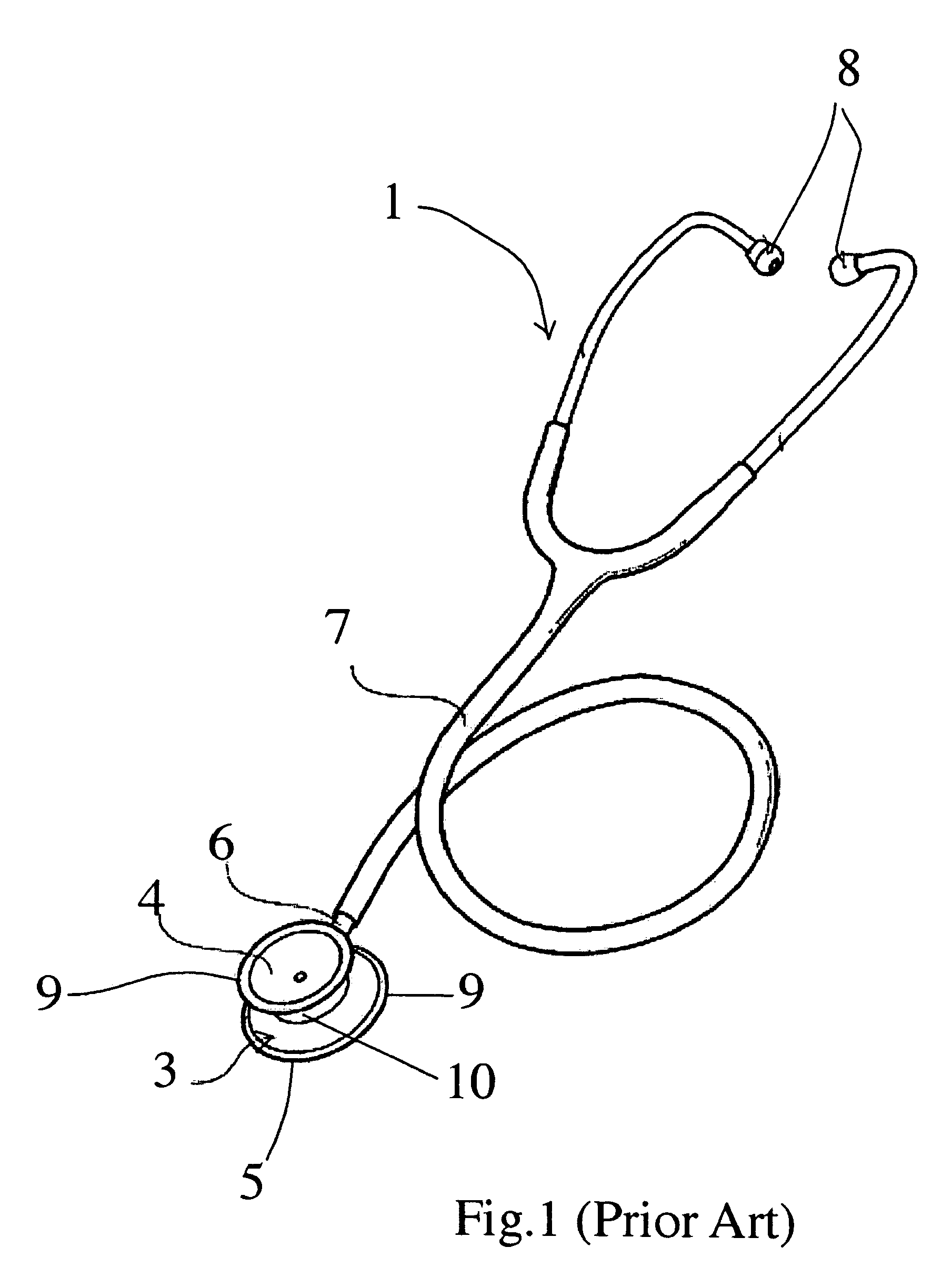 Method and device for utilization of a stethoscope as a neurological diagnostic tool and percussion tool