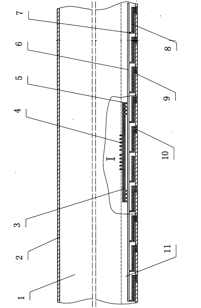 Side-slit drip irrigation belt