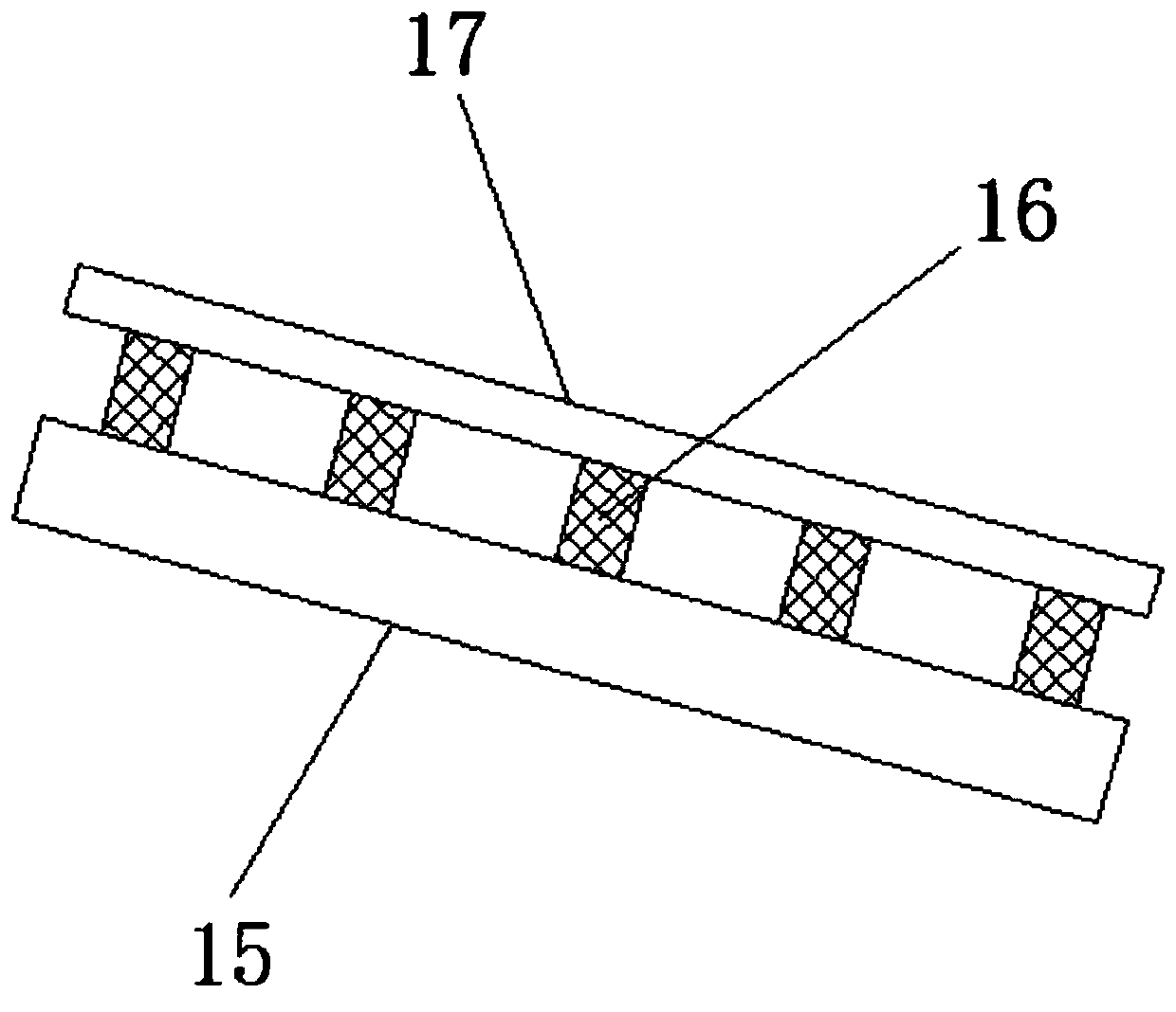 Wear-resisting steel ball impurity removal device