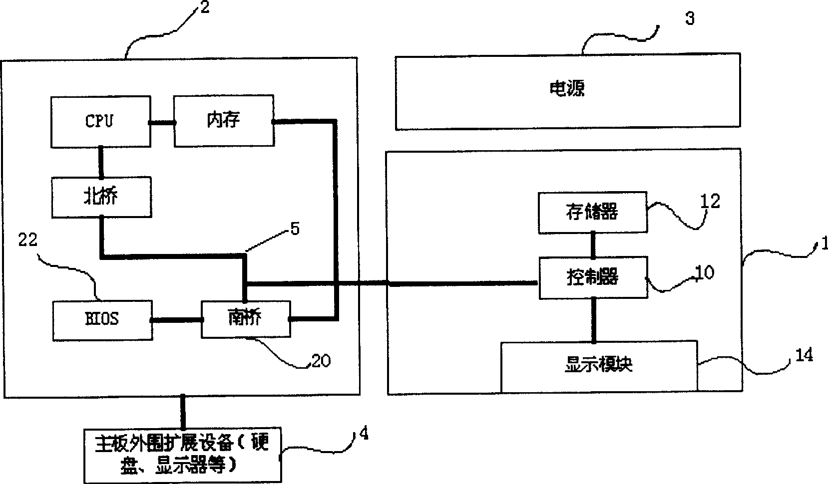 Detection and display method and device for computer self-test information