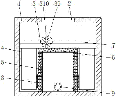 Solid-liquid screening device for sewage pretreatment