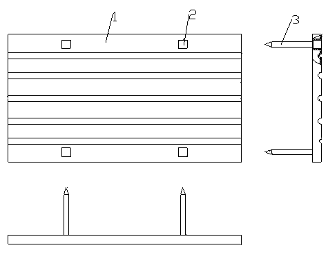 Fixed magnesite house panel production device