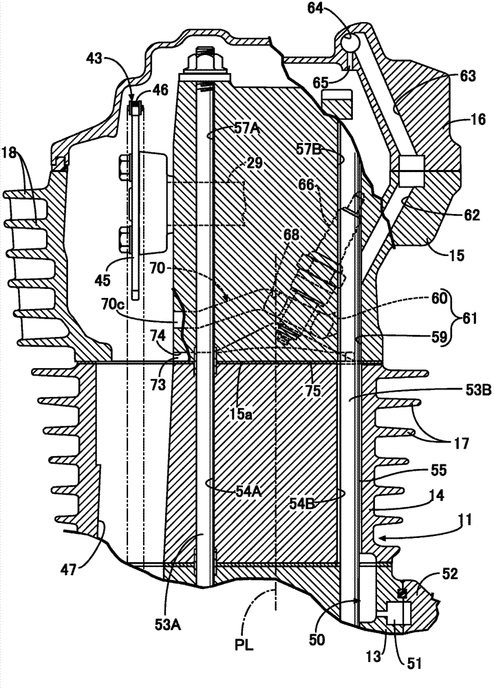 Oil cooling motor