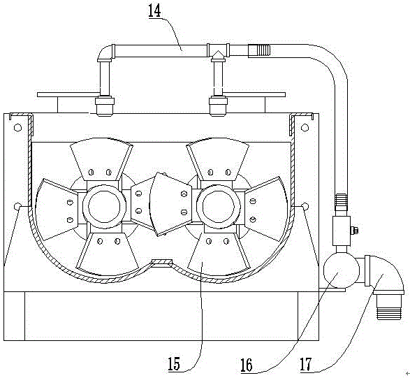 Detectablehumidity type humidifier for greenhouse flower and plant planting