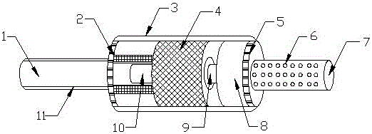 Silencer of internal combustion engine