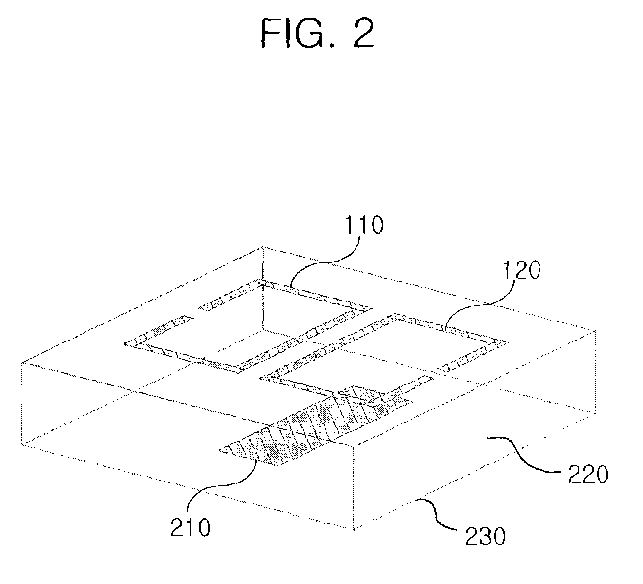 Open loop resonator filter using aperture