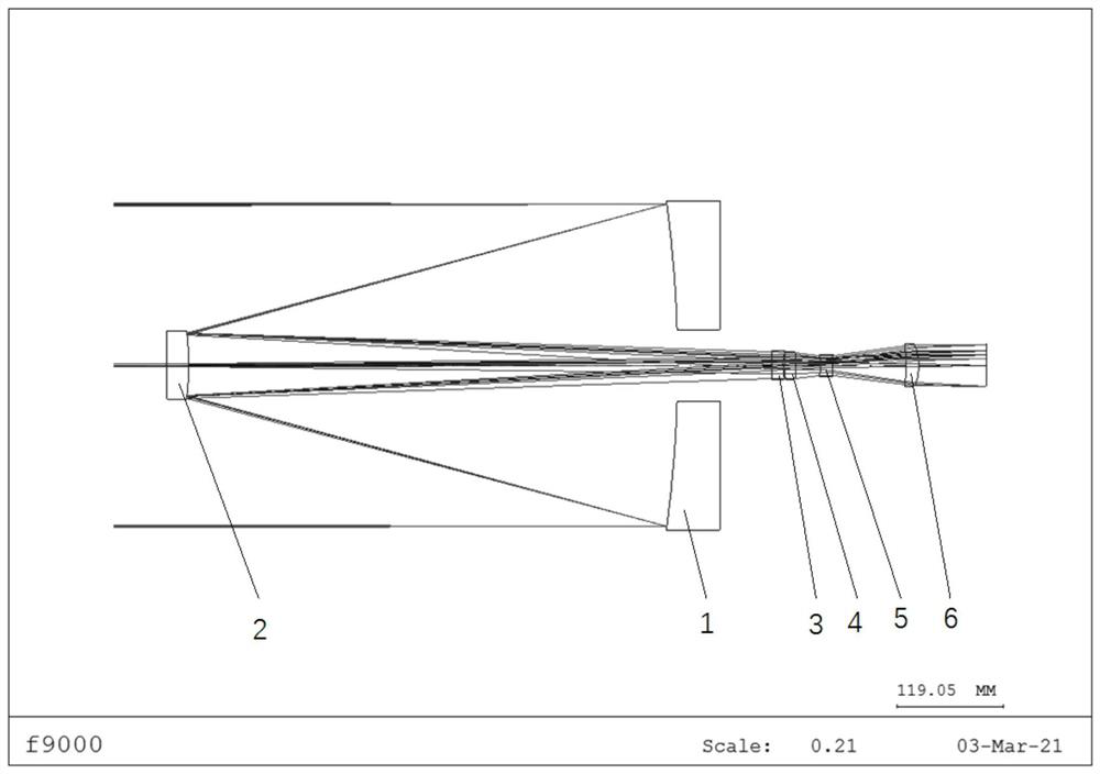 High-resolution imaging camera for large-F-number diffraction real-time correction based on pixel coding