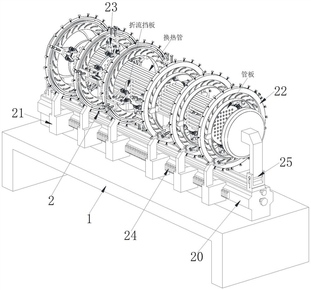 Tube type heat exchanger forming assembly method