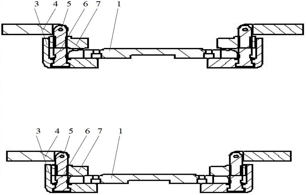 Accurate-positioning large-torque rapid locking device under nuclear environment