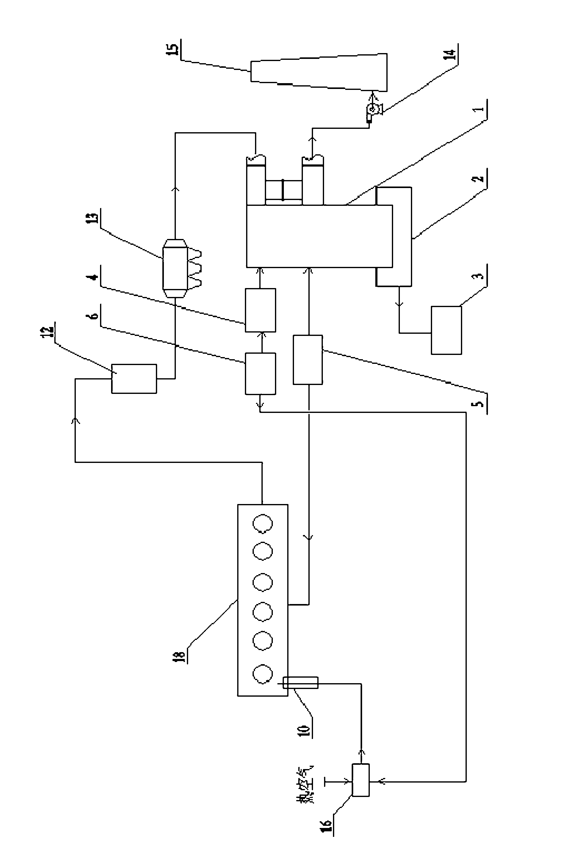 Industrial furnace comprehensive energy saving and emission reduction integrated system