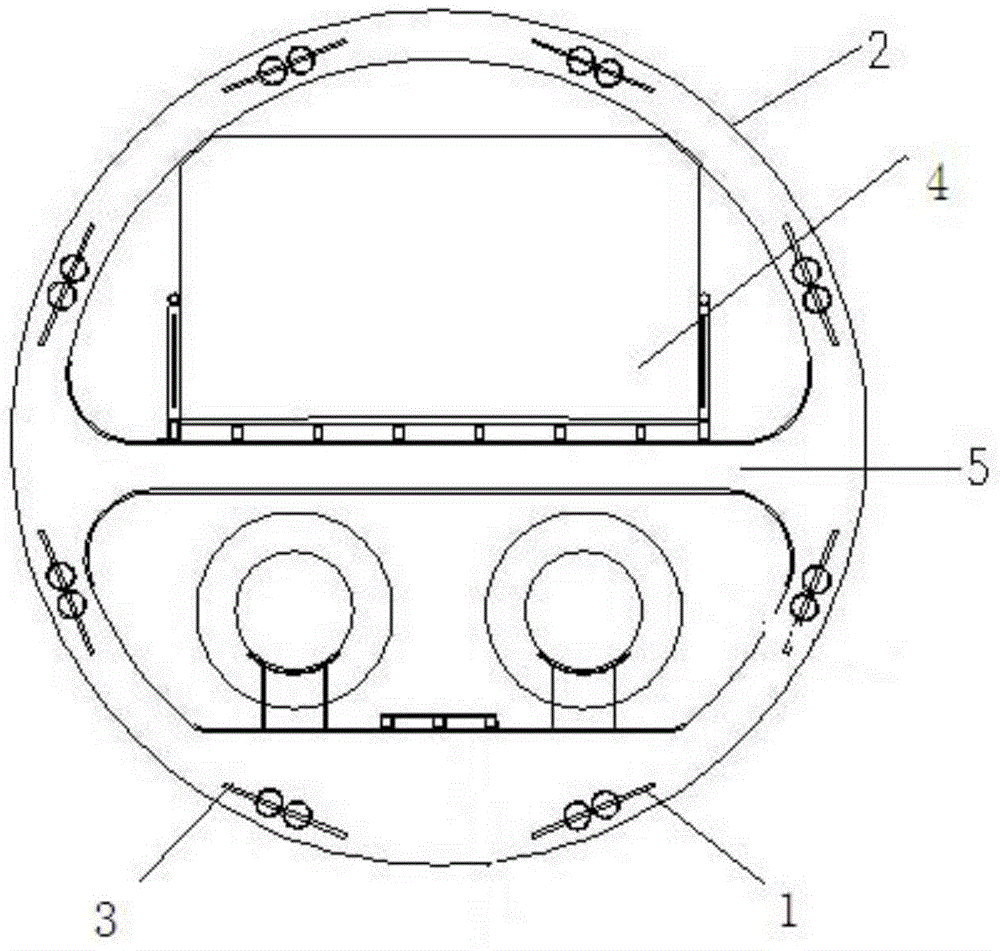 Steel pipe net frame pedestrian pipeline bridge