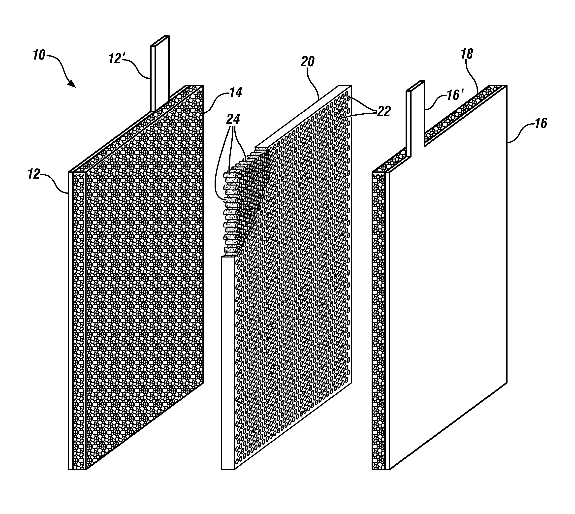 Thin and flexible solid electrolyte for lithium-ion batteries