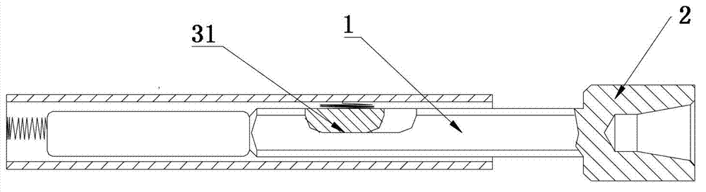 Opening reducing device and processing method for reducing opening of air suction pipe of compressor