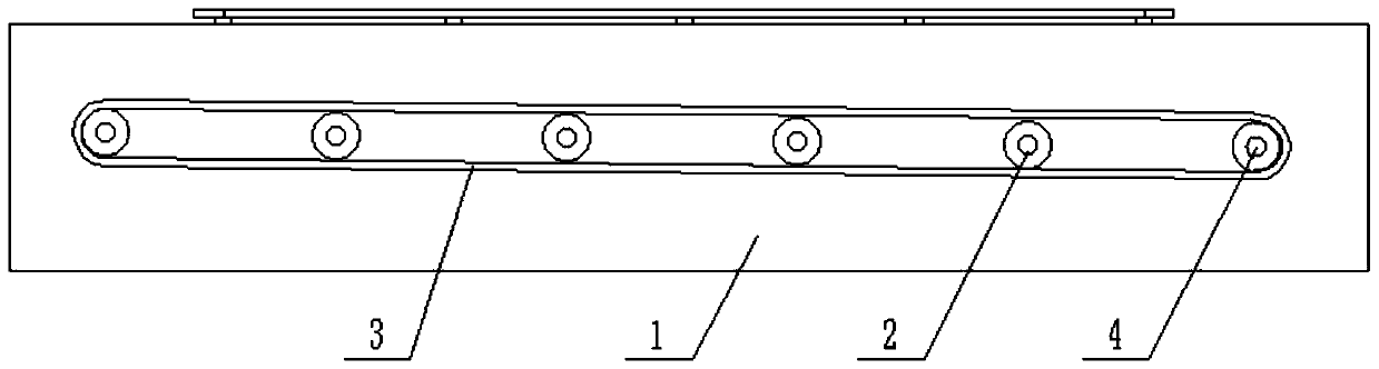 A transmission device for concrete utility poles