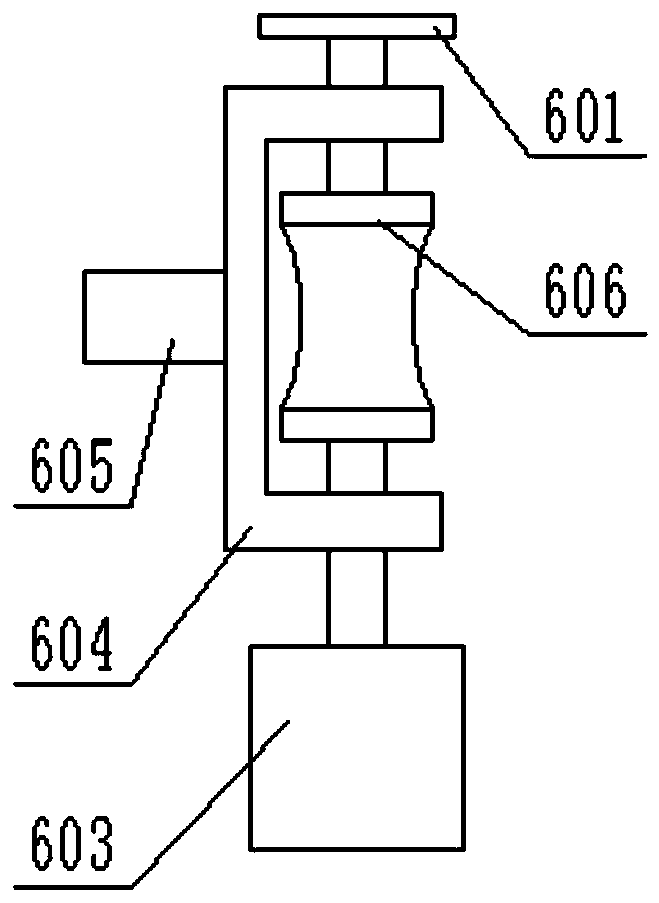 A transmission device for concrete utility poles