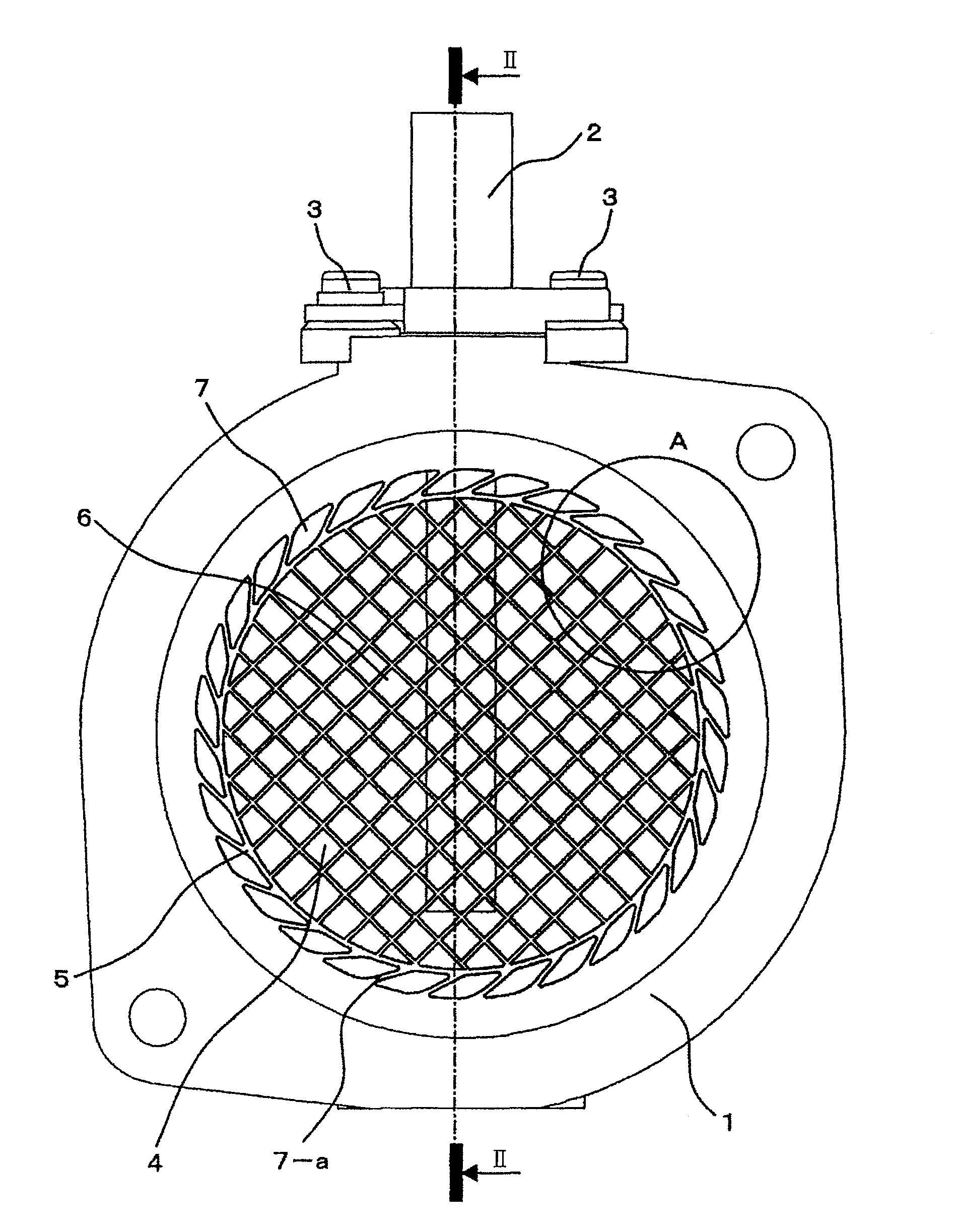 Air flow rate measuring device