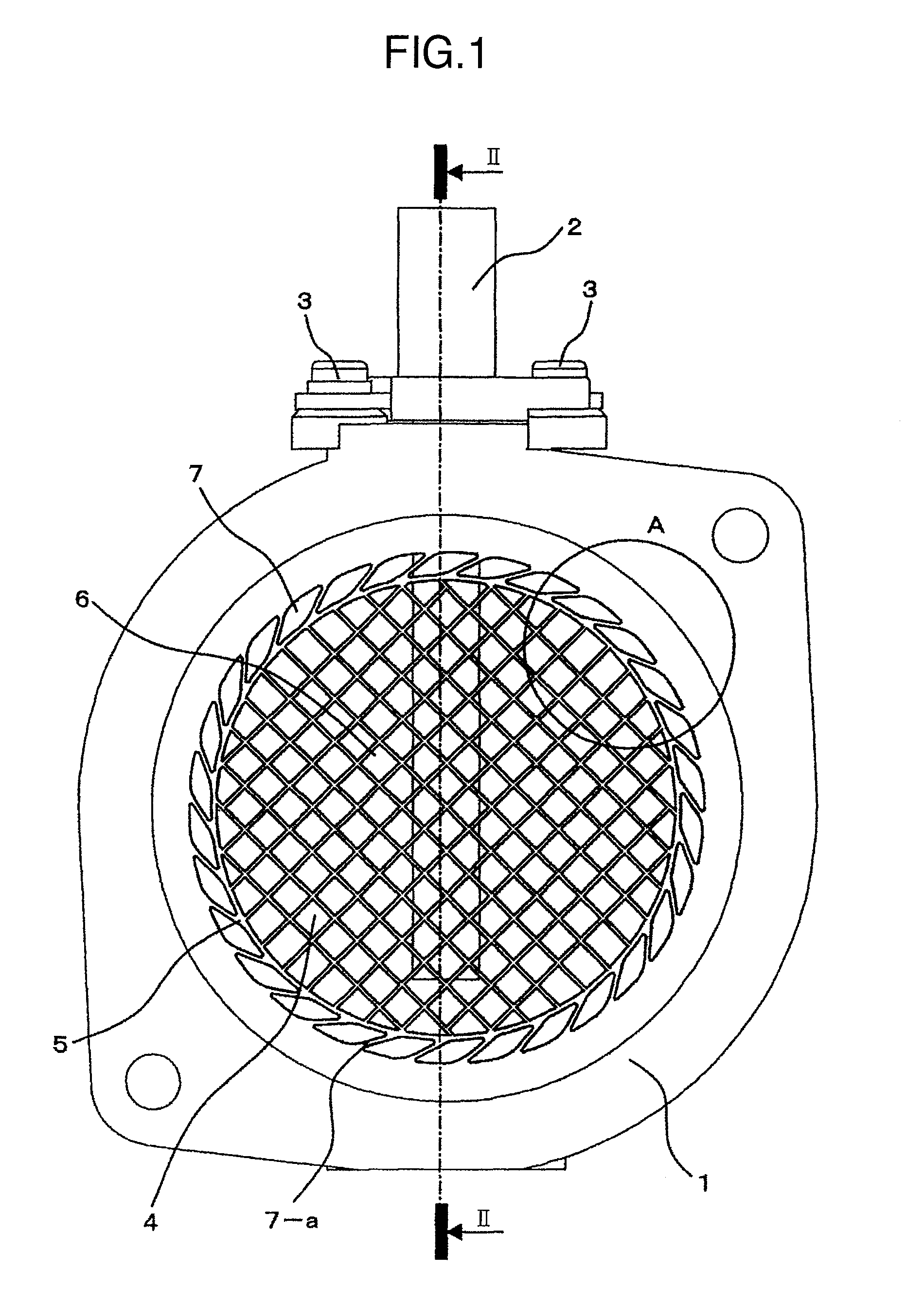 Air flow rate measuring device