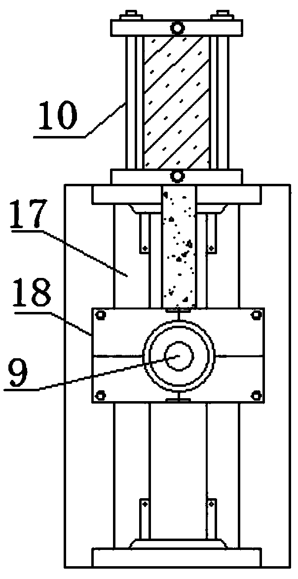 Roll cone device used for automobile exhaust pipe production