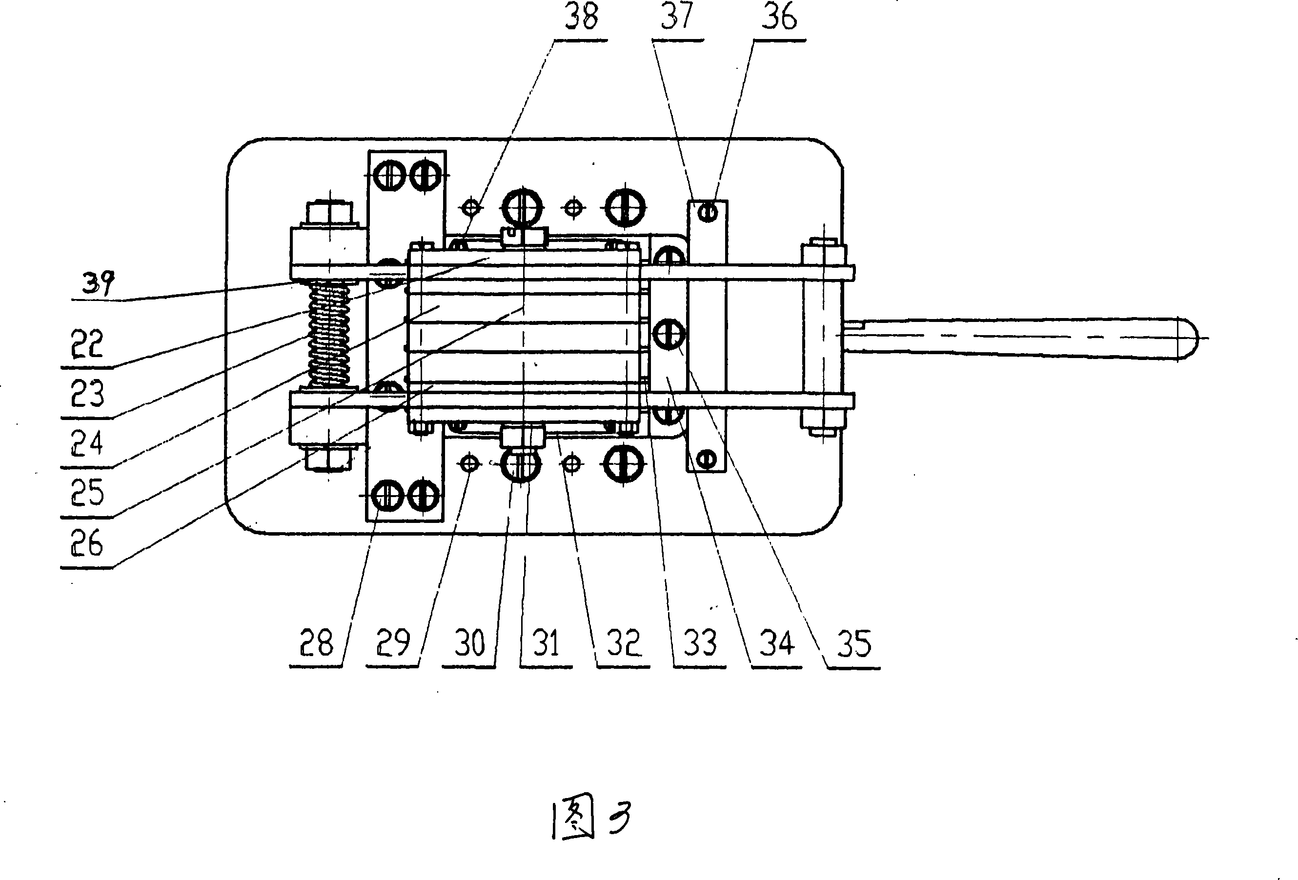 Floccus sectionalized sample cutting instrument