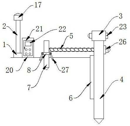 A foundation pit support structure based on multi-miniature piles and its construction method