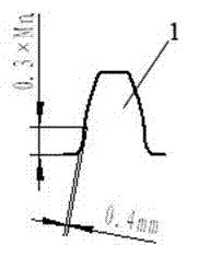 Method for milling hardened gear surface of spiral bevel gear