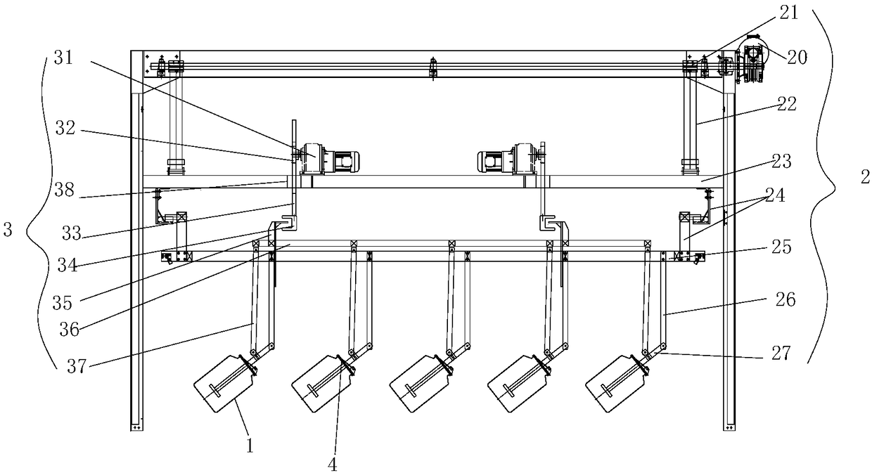 Electroplating tank body automatic water inlet and water outlet mechanism and device