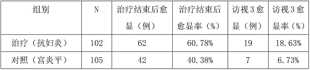 Application of gynecological inflammation resistance preparation in preparation of medicine for preventing and treating chronic pelvic pain