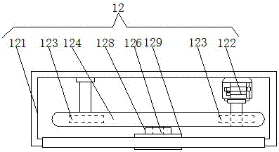 Grating garbage removing device for sewage treatment