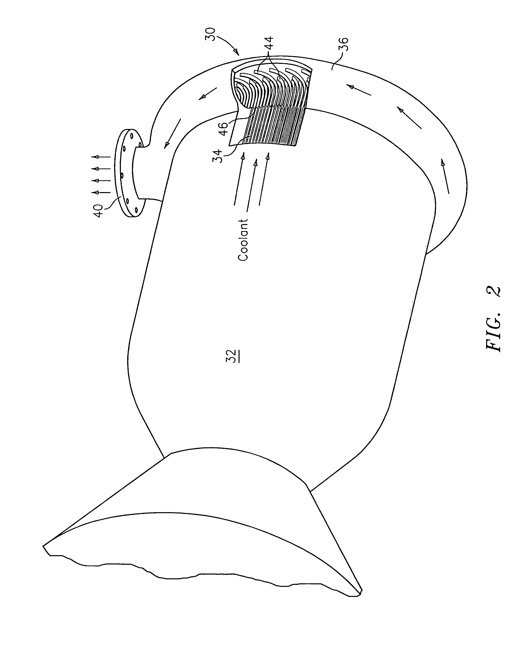 Enhanced performance torroidal coolant-collection manifold