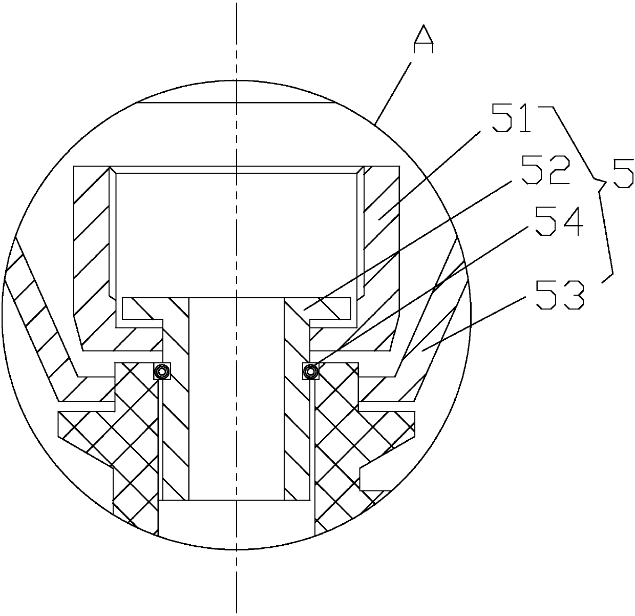 Anti-leakage anti-overpressure mixed water thermostatic valve