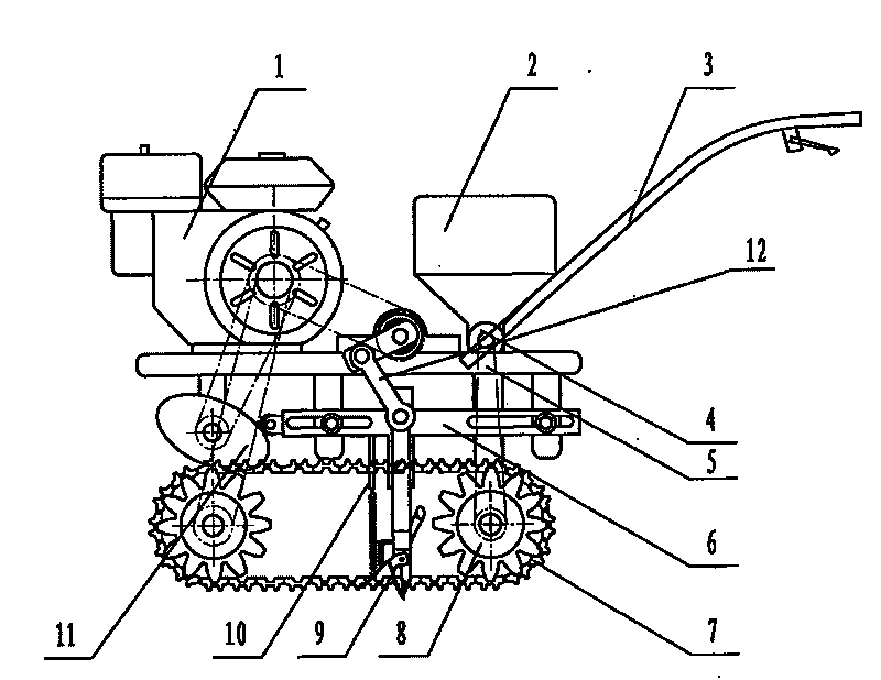 Arid land corn precision seeder with full membrane coverage double-earth furrow sowing